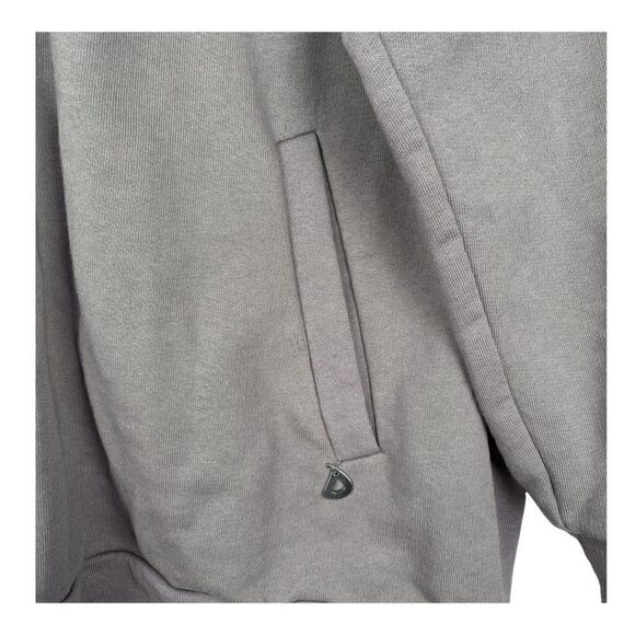 DIXIE WOMEN'S Army Green Oversized Full Zip Drawstring Hoodie with Pockets US S - Picture 4 of 8